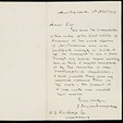 11 Nov 1896 Letter to Henry Partridge from John Logan Campbell